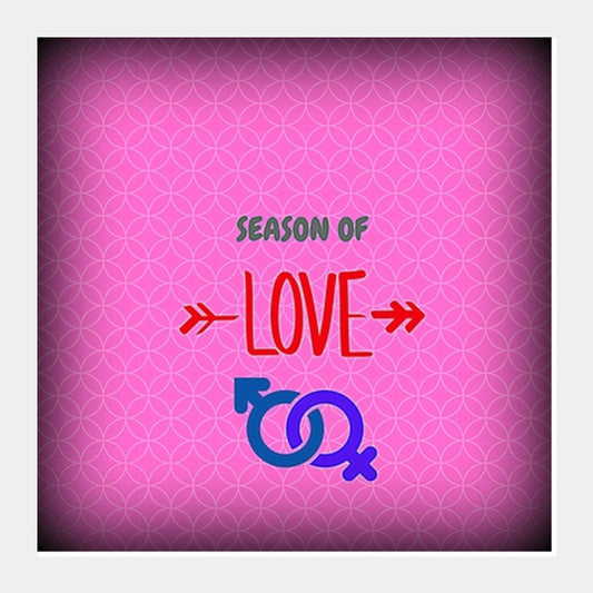 Season Of Love Square Art Prints PosterGully Specials