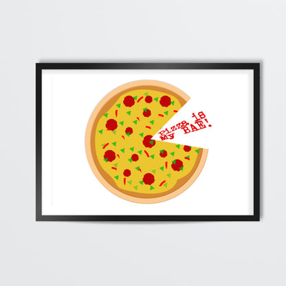 Pizza is my bae Wall Art