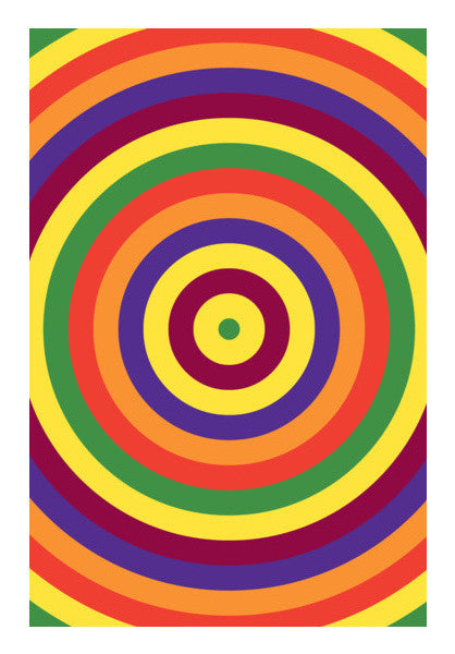 Bright Colours Rainbow Art PosterGully Specials