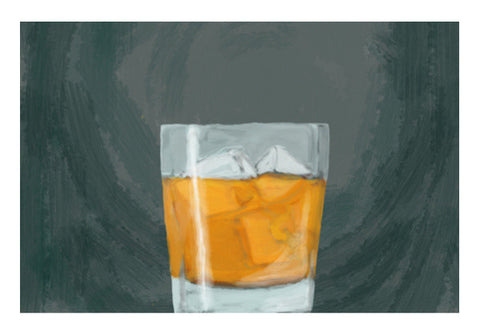 single malt on the rocks Wall Art