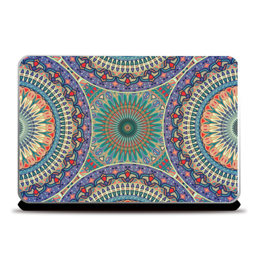 Indian Classical Rural Art Pattern Laptop Skins