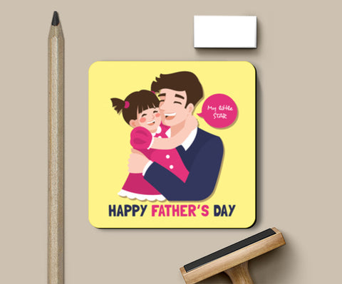 Cute Daughter And Father Fathers Day | #Fathers Day Special  Coasters