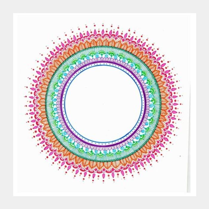 PosterGully Specials, COLOUR MANDALAS Square Art Prints