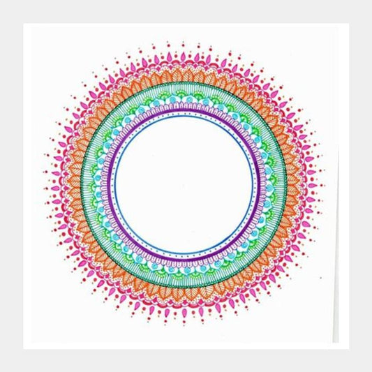 PosterGully Specials, COLOUR MANDALAS Square Art Prints