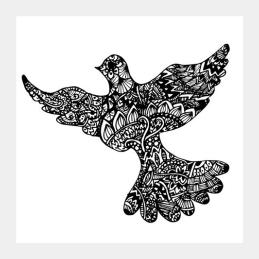 Freedom Bird Square Art Prints