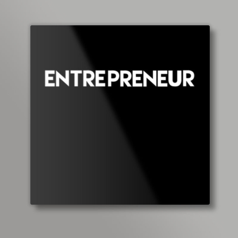 Entrepreneur Black Square Art Prints