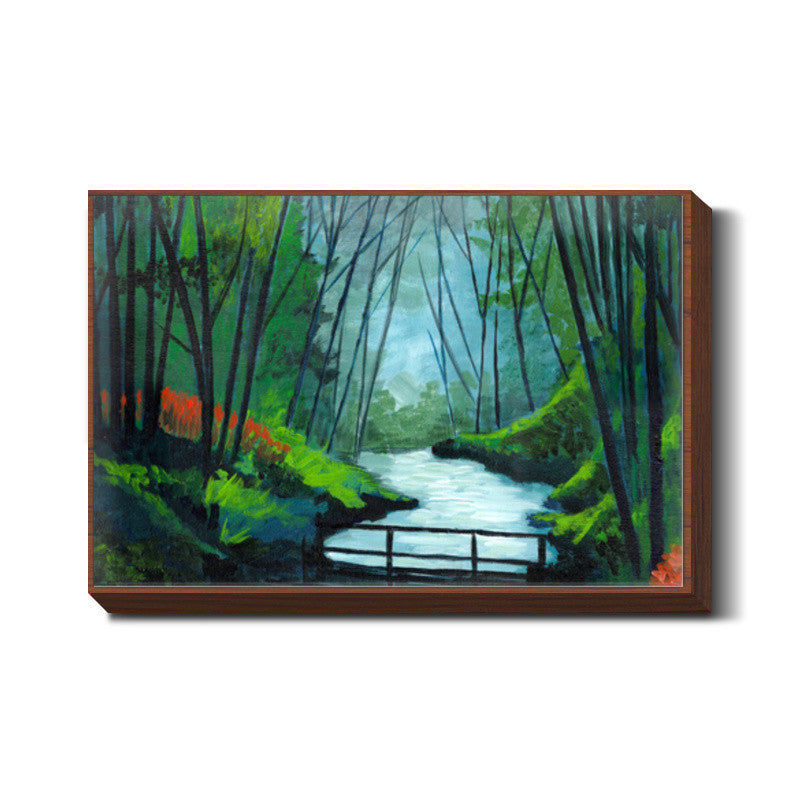 River in the woods Wall Art