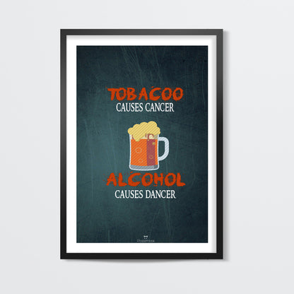 Alcohol Causes Dancer Wall Art