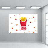 Fries Before Guys | Pattern Wall Art