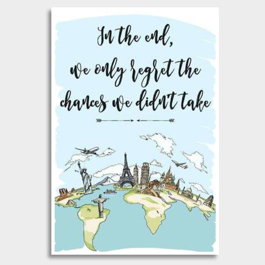 Quirky World Map Giant Poster