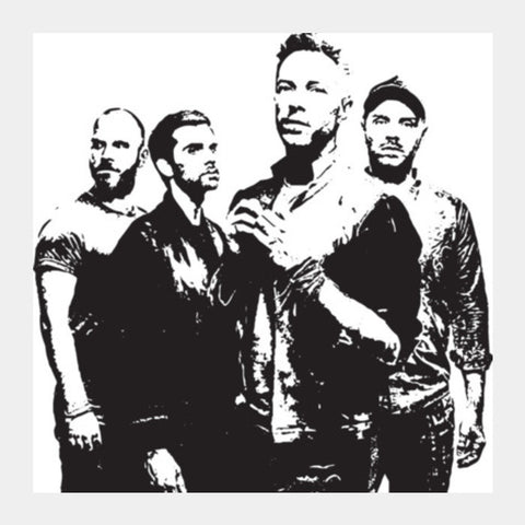COLDPLAY BAND Square Art Prints PosterGully Specials