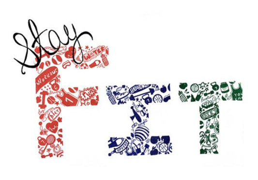 PosterGully Specials, Stay Fit | Gym | Workout | Doodle Wall Art
