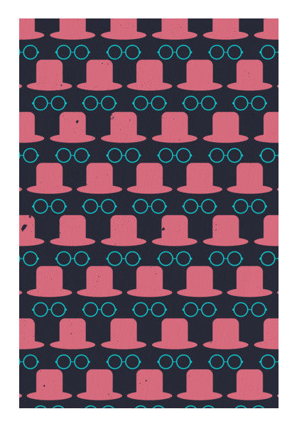 Cap With Sunglasses Pattern Art PosterGully Specials