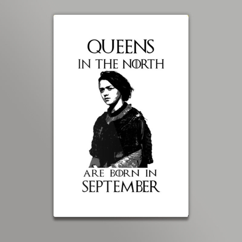 Game of Thrones | Arya Stark | Queens | September Wall Art