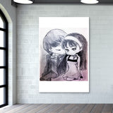Cute Love | Pencil Sketch Wall Art