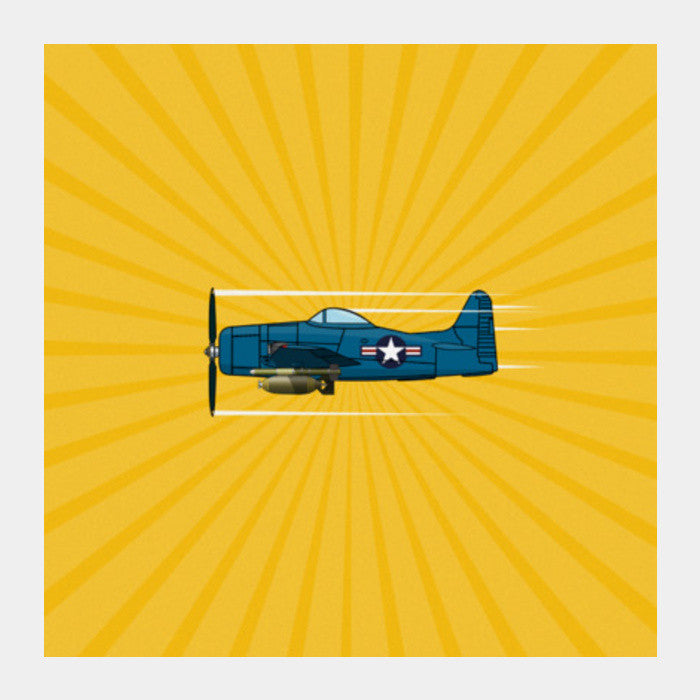 Grumman F8F Bearcat Square Art Prints