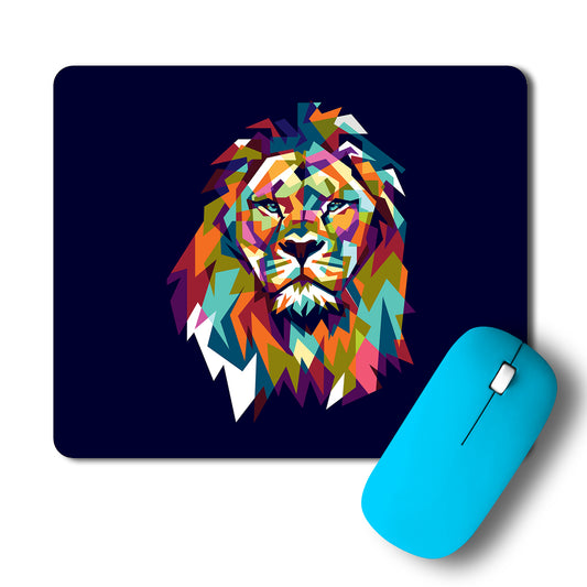 Pop Art Lion Artwork Mousepad