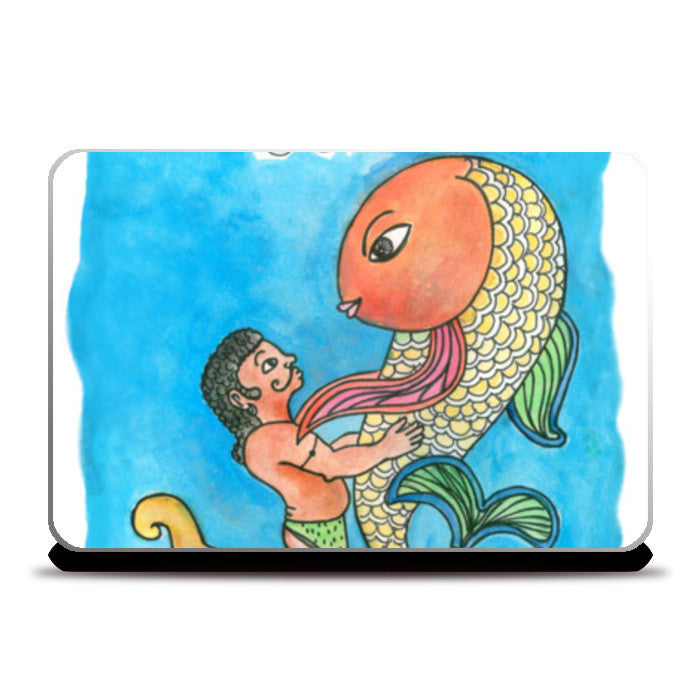 Fish for Louve Laptop Skins