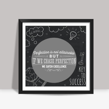 Key to success Square Art Prints