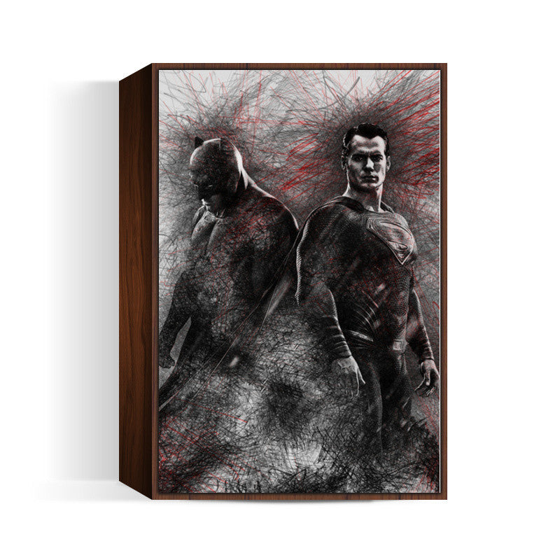 Superman vs Batman- Dawn Of Justice Wall Art