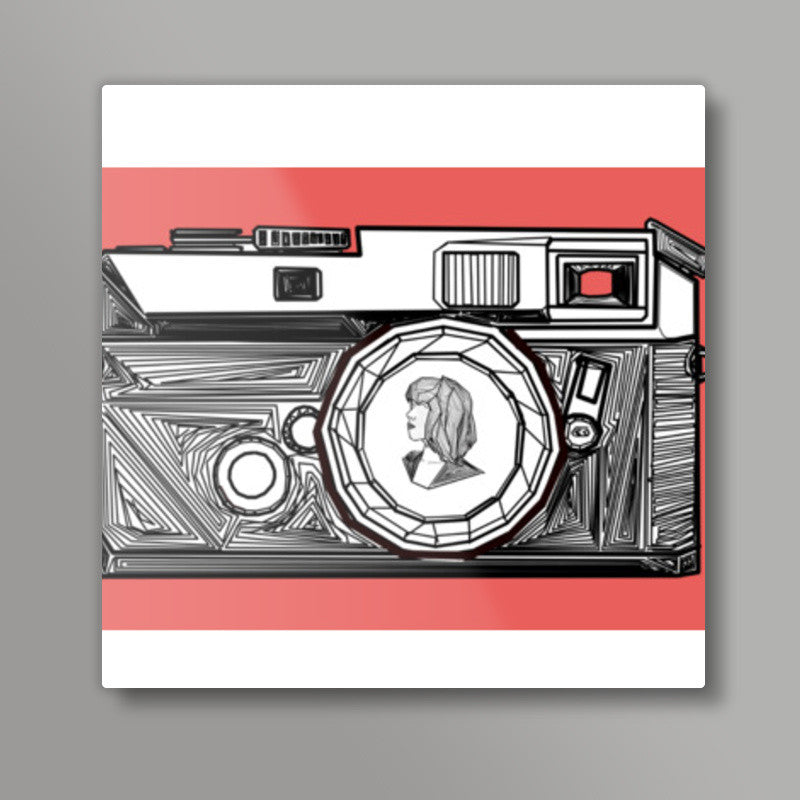 cam Square Art Prints