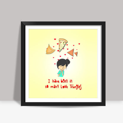 Love Triangles Square Art Prints