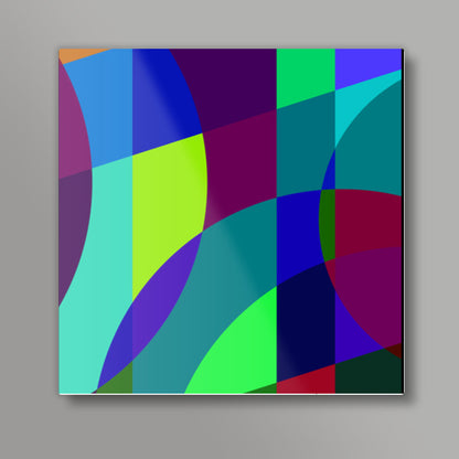 A little bit of colour Square Art Prints