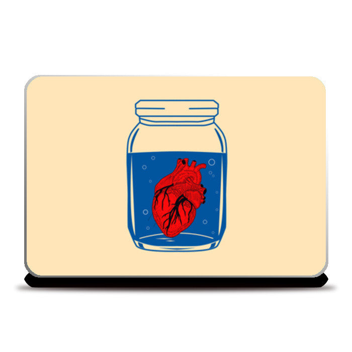 Laptop Skins, The Heart in the Glass Jar Laptop Skins
