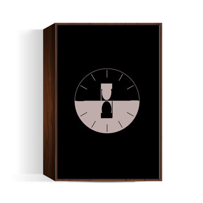 Abstract Minimal Clock Wall Art