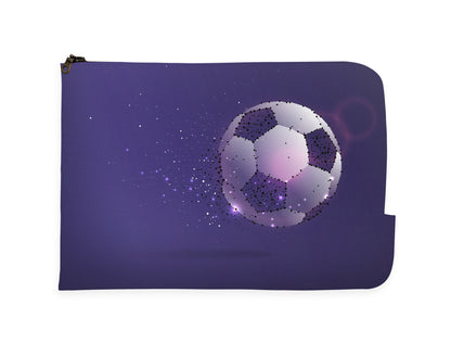 Football Artwork With Shining Lights Laptop Sleeves | #Footballfan