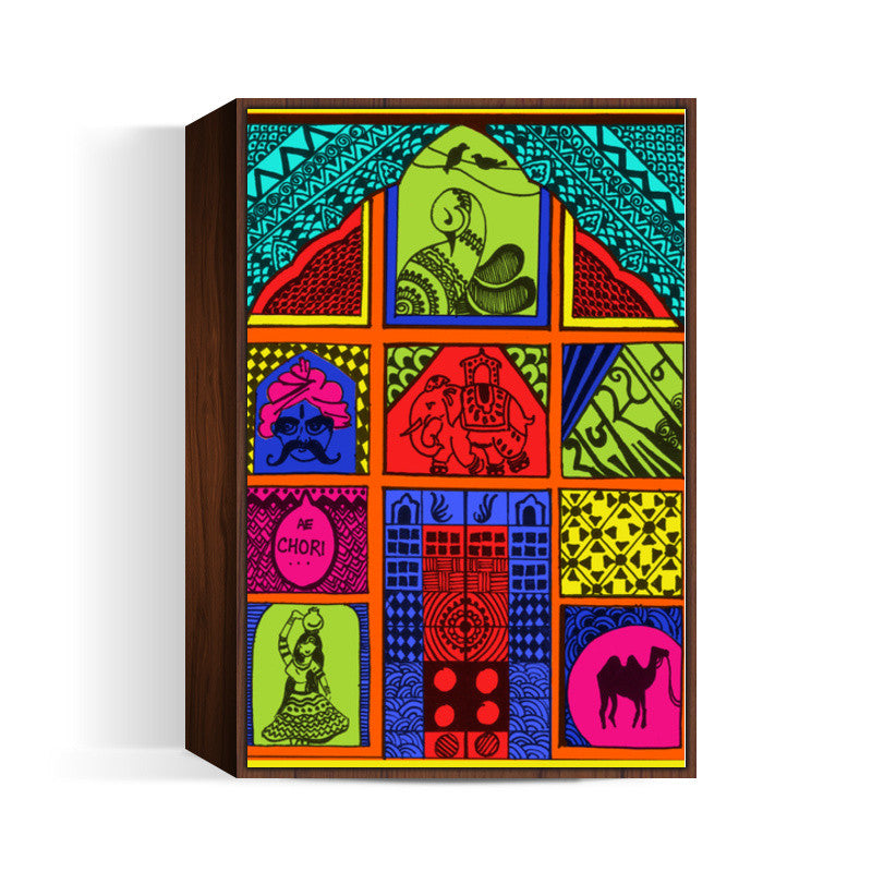 Vibrant Rajasthan Wall Art