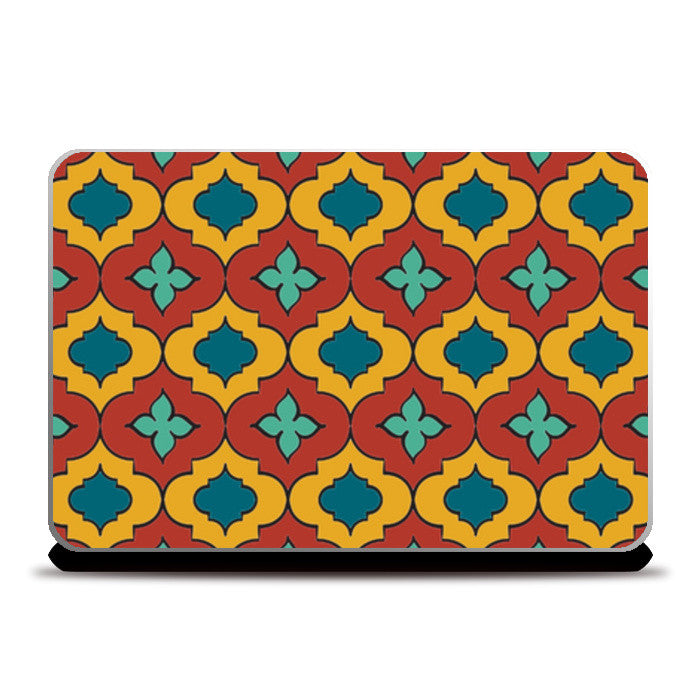 Moroccan Tile Laptop Skins