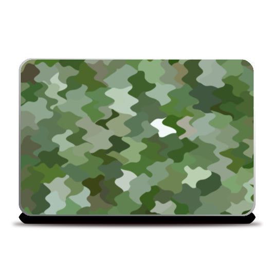 Cool Green Camouflage Camo Pattern Laptop Skins