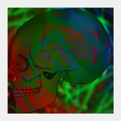 skull Square Art Prints