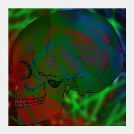 skull Square Art Prints