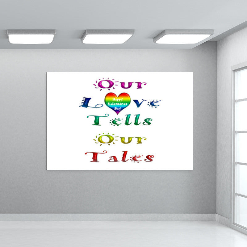 Rainbow Love Tales Wall Art