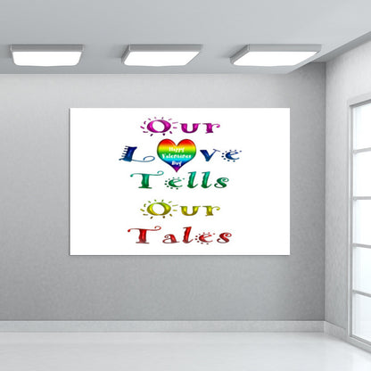 Rainbow Love Tales Wall Art