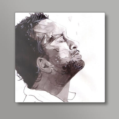 Sachin Tendulkar is dedicated to his craft Square Art Prints