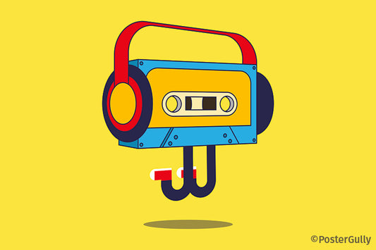 Cassette PopArt Peppy Artwork