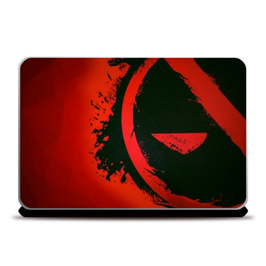 Deadpool minimal Laptop Skins