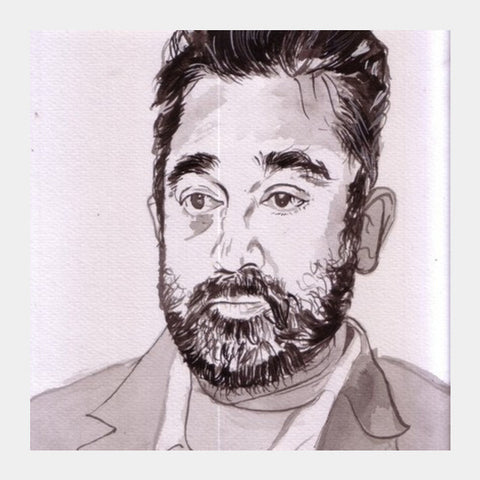 Kamal Hassan Is A Versatile Actor Square Art Prints PosterGully Specials