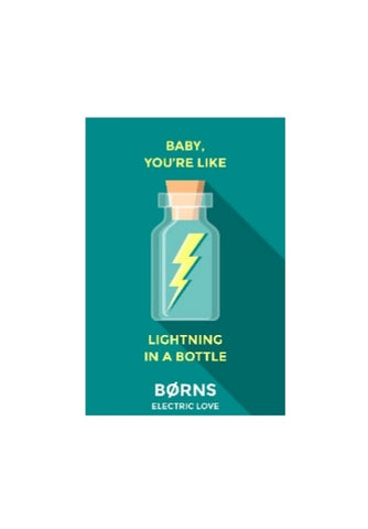 Wall Art, Borns -  Electric Love / Ilustracool, - PosterGully