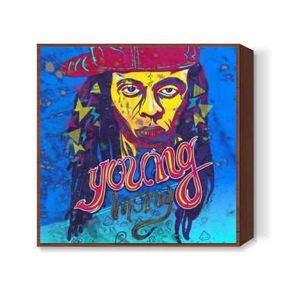 Lil Wayne: Young Money Square Art Print