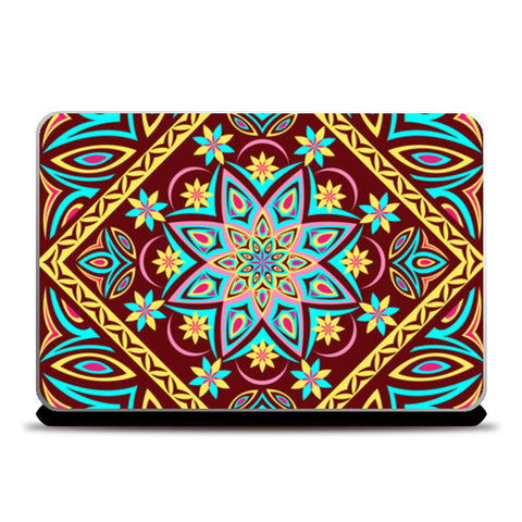 Laptop Skins, Colourful Mandala Laptop Skins