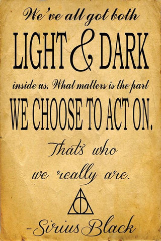 PosterGully Specials, Harry potter Sirius Quote Wall Art