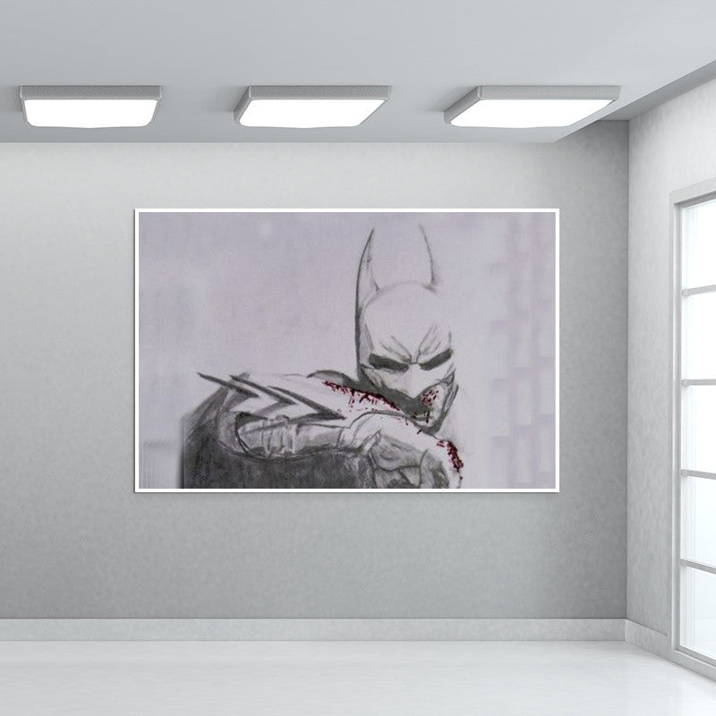 Broken Batman Wall Art