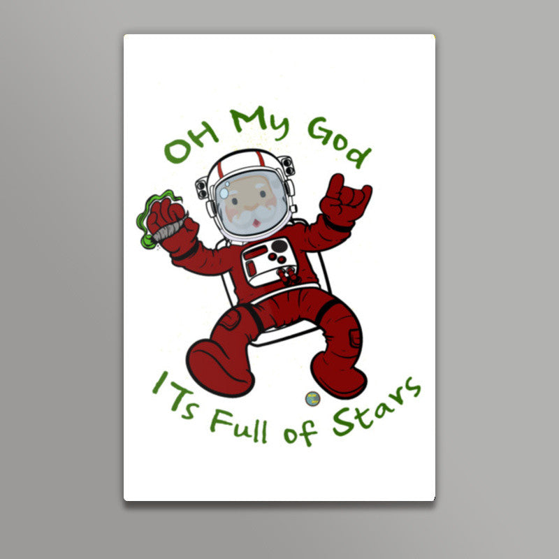 Astro Claus Wall Art