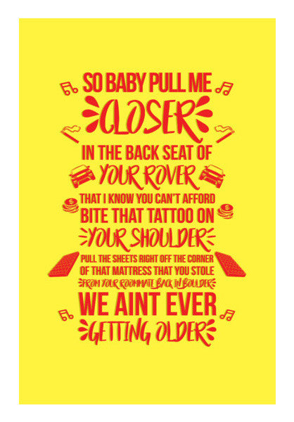 Baby Pull Me Closer Wall Art