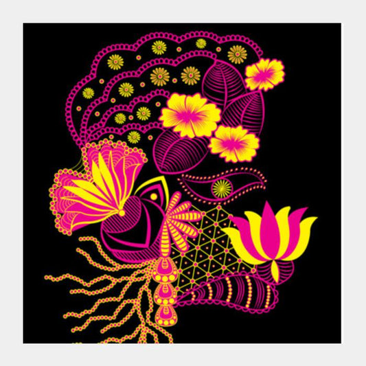 Going Gaga Within - Psych ! Square Art Prints PosterGully Specials