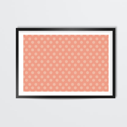 Peach Dots Wall Art